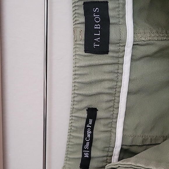 Talbots Slim Cargo Pant High-Rise Size 16 - Picture 4 of 10